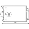 Condenseur de Climatisation pour FORD FOCUS III ph.1 2011-2014, OEM: 1798139, Neuf