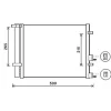 Condenseur de Climatisation pour HYUNDAI i20 I ph.1 2009-2012, OEM: 976061J210, Neuf