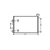 Condenseur de Climatisation pour RENAULT SCENIC II ph.1 2003-2006, OEM: 8200325004, Neuf