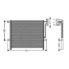 Condenseur de Climatisation pour BMW X3 E83 2006-2010, OEM: 17113400400, Neuf