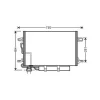 Condenseur de Climatisation pour MERCEDES CLASSE E 2006-2009 (W211), OEM: 2115000154, Neuf