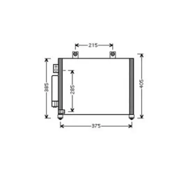 Condenseur de Climatisation pour OPEL AGILA 2000-2008, OEM: 09209607, Neuf