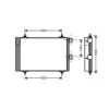 Condenseur de Climatisation pour CITROËN XSARA PICASSO ph.2 2004-2010, OEM: 6455CN, Neuf