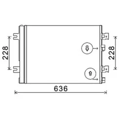 Condenseur de Climatisation pour DACIA DUSTER I ph.1 2010-2013, OEM: 8200741257, Neuf