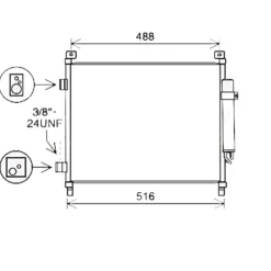 Condenseur de Climatisation pour NISSAN NOTE II depuis 2013, OEM: 921003VA1A, Neuf