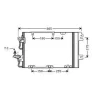 Condenseur de Climatisation pour OPEL ZAFIRA B ph.1 2005-2008, OEM: 93178960, Neuf