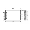 Condenseur de Climatisation pour DACIA LOGAN I ph.1 2005-2008, OEM: 6001550660, Neuf