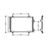 Condenseur de Climatisation pour PEUGEOT 5008 I 2009-2013, OEM: 6455EW, Neuf