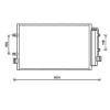 Condenseur de Climatisation pour IVECO DAILY 2011-2014, OEM: 5801255825, Neuf