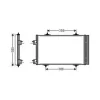 Condenseur de Climatisation pour PEUGEOT 407 2004-2007, OEM: 6455JA, Neuf
