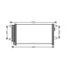 Condenseur de Climatisation pour IVECO DAILY 2006-2009, OEM: 504256333, Neuf