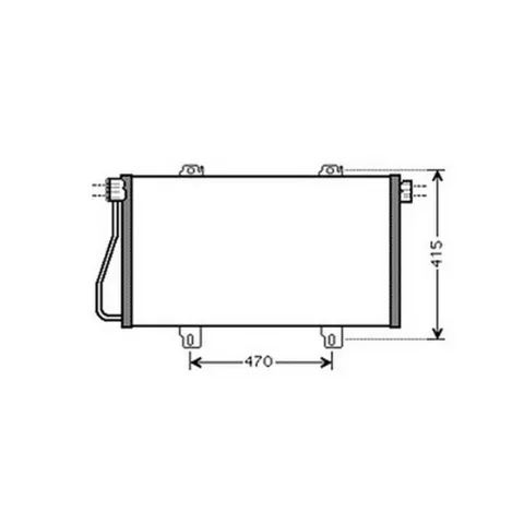 Condenseur de Climatisation pour NISSAN INTERSTAR ph.1 1999-2003, OEM: 2765000QAF, Neuf