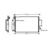 Condenseur de Climatisation pour RENAULT MODUS 2004-2008, OEM: 8200688392, Neuf