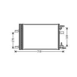 Condenseur de Climatisation pour CHEVROLET CRUZE 2009-2014, OEM: 13267648, Neuf