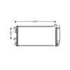 Condenseur de Climatisation pour MINI ONE/COOPER R50/R53 2004-2006, OEM: 64531490572, Neuf