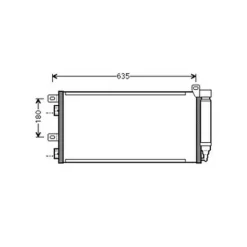 Condenseur de Climatisation pour MINI ONE/COOPER R50/R53 2004-2006, OEM: 64531490572, Neuf