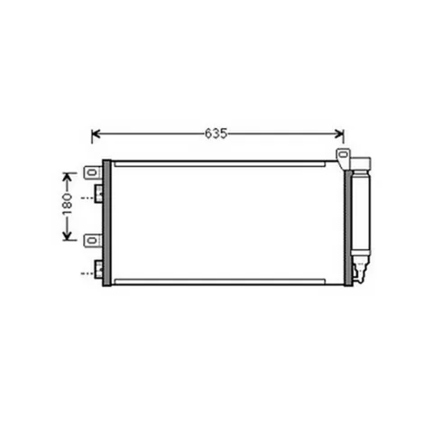 Condenseur de Climatisation pour MINI ONE/COOPER R50/R53 2004-2006, OEM: 64531490572, Neuf