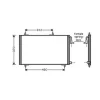 Condenseur de Climatisation pour PEUGEOT 106 ph.2 1998-2005, OEM: 6455CJ, Neuf