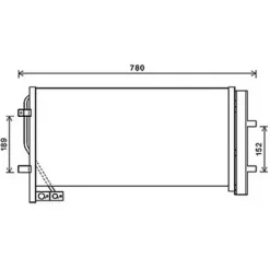 Condenseur de Climatisation pour AUDI Q3 I ph.1 2011-2014, OEM: 8U0260401B, Neuf