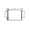 Condenseur de Climatisation pour VOLKSWAGEN PASSAT B7 2011-2014, OEM: 3C0820411G, Neuf