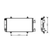 Condenseur de Climatisation pour CITROËN JUMPY I ph.2 2004-2006, OEM: 14892570, Neuf