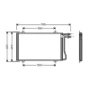Condenseur de Climatisation pour MERCEDES SPRINTER I ph.2 2000-2006 (W900-W905), OEM: 9015000454, Neuf
