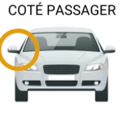 Coque rétroviseur droit pour AUDI A3 III ph.1 BERLINE 2013-2016, Neuve à peindre