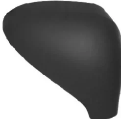 Coque rétroviseur droit pour PEUGEOT 207 phase 2, 2009-2012, Neuve à peindre