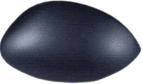 Coque rétroviseur droit pour CITROËN C2 phase 1, 2003-2008, noire, Neuve