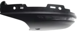 Coque rétroviseur gauche inférieure avec feu clignotant pour RENAULT CLIO V phase 2 depuis 2023, avec feu courtoisie, Noire, Neuve