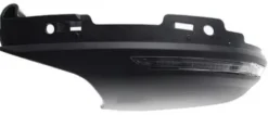 Coque rétroviseur gauche inférieure avec feu clignotant pour RENAULT CLIO V phase 2 depuis 2023, Noire, Neuve