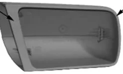 Coque rétroviseur gauche pour MERCEDES (W180-202) CLASSE C 1993-1997, Neuve à peindre