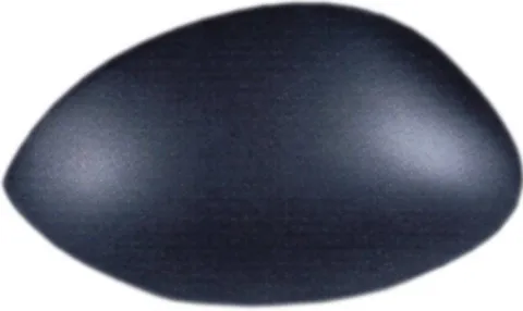 Coque rétroviseur gauche pour PEUGEOT 206 ph.2, 2003-2009, noire, Neuve