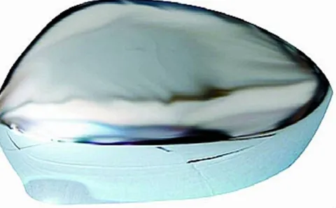 Coque rétroviseur gauche pour FIAT 500 phase 2 depuis 2015 >, chromée, Neuve