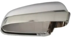Coque rétroviseur gauche pour AUDI A3 II ph.1 SPORTBACK 2004-2008, effet aluminium, Neuve