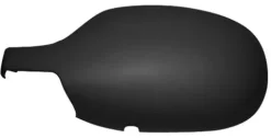 Coque rétroviseur gauche pour RENAULT CLIO CAMPUS, 2006-2009, noire, Neuve