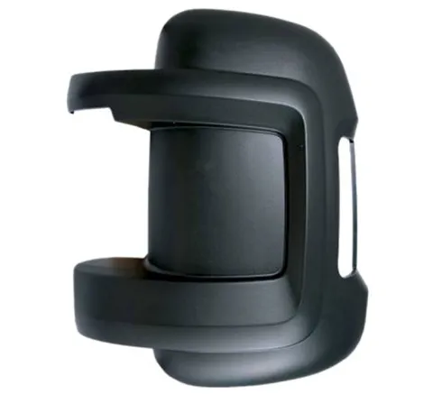 Coque rétroviseur gauche pour PEUGEOT BOXER II phase 1, 2006-2014, (bras court), noire, Neuve