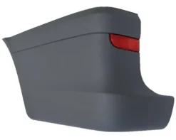 Crosse arrière gauche MERCEDES VITO II phase 2 (W639) 2010-2014 (long) catadioptre, grise clair, embout à peindre
