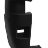 Crosse arrière gauche pour PEUGEOT BOXER I phase 2, 2004-2006, noire, embout pare chocs arrière