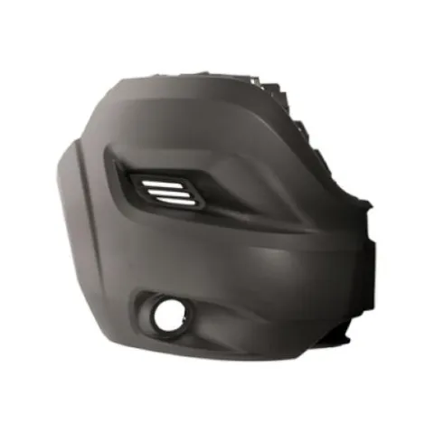 Crosse pare chocs avant droit pour PEUGEOT BOXER Camping-Car II ph. 2 depuis 2014, trou feu AB, sans élargisseur, gris