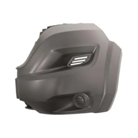 Crosse pare chocs avant gauche pour FIAT DUCATO III phase 2 depuis 2014, embout gris, avec élargisseur, modèle Heavy