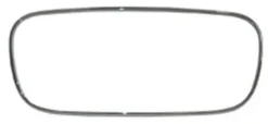 Enjoliveur Contour grille de calandre centrale pour CITROËN C1 I phase 2, 2009-2012, chromé, Neuf