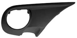 Enjoliveur Feu antibrouillard droit pour VOLKSWAGEN TOUAREG I ph. 2 2007-2010, cadre noir, Neuf