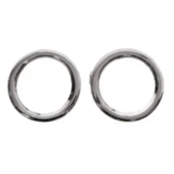 Enjoliveurs Contours chromés feux de brouillard pour RENAULT TWINGO II phase 2, 2012-2014, kit 2PCS