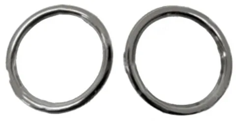 Enjoliveurs feux antibrouillard pour RENAULT CLIO IV ph.1, 2012-2016 droit & gauche, anneaux chromés