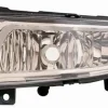 Feu antibrouillard avant gauche pour VOLKSWAGEN POLO V ph.1, 2009-2014, H8, chromé, pare chocs avant