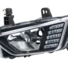 Feu antibrouillard avant droit à LED pour VOLKSWAGEN POLO VI phase 1 2017-2021, feu de jours, corps noir, Neuf