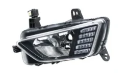 Feu antibrouillard avant droit à LED pour VOLKSWAGEN POLO VI phase 1 2017-2021, feu de jours, corps noir, Neuf