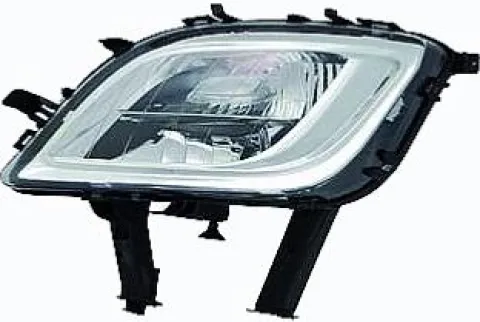 Feu antibrouillard gauche pour OPEL ASTRA J 2010-2012, H3, Corps chromé, Neuf