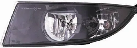 Feu antibrouillard gauche pour SKODA FABIA II ph. 2 2010-2014, HB4, Corps noir, Mod. Sport, Neuf